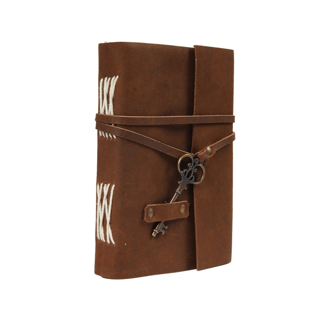 Vintage Leather Journal Recycled Paper Journal Notebook Handmade Book