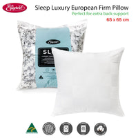 Sleep Luxury European Firm Pillow