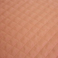 Home Adela Clay Pink Velvet Quilted Coverlet Set Queen/King