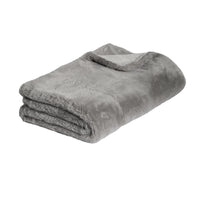 Home Arlo Throw Rug Silver Grey