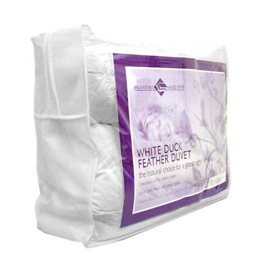 100% White Duck Feather Duvet / Quilt -Single