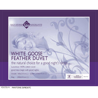 Single Quilt - 100% White Goose Feather