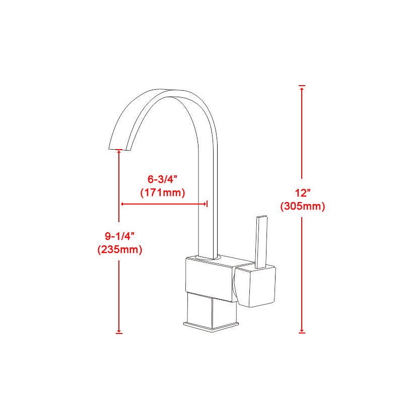 Basin Mixer Tap Faucet -Kitchen Laundry Bathroom Sink