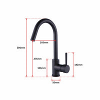 Kitchen Mixer Tap Faucet Basin Laundry Sink - Black