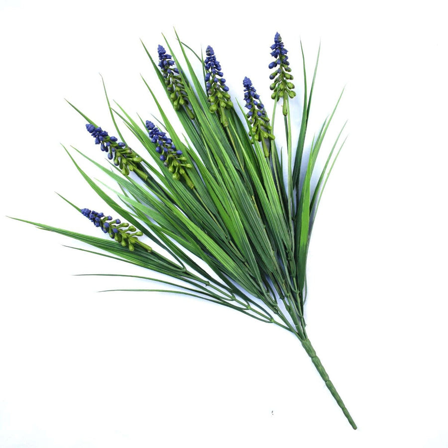 Artificial Dense English Lavender Stem UV Resistant 50cm